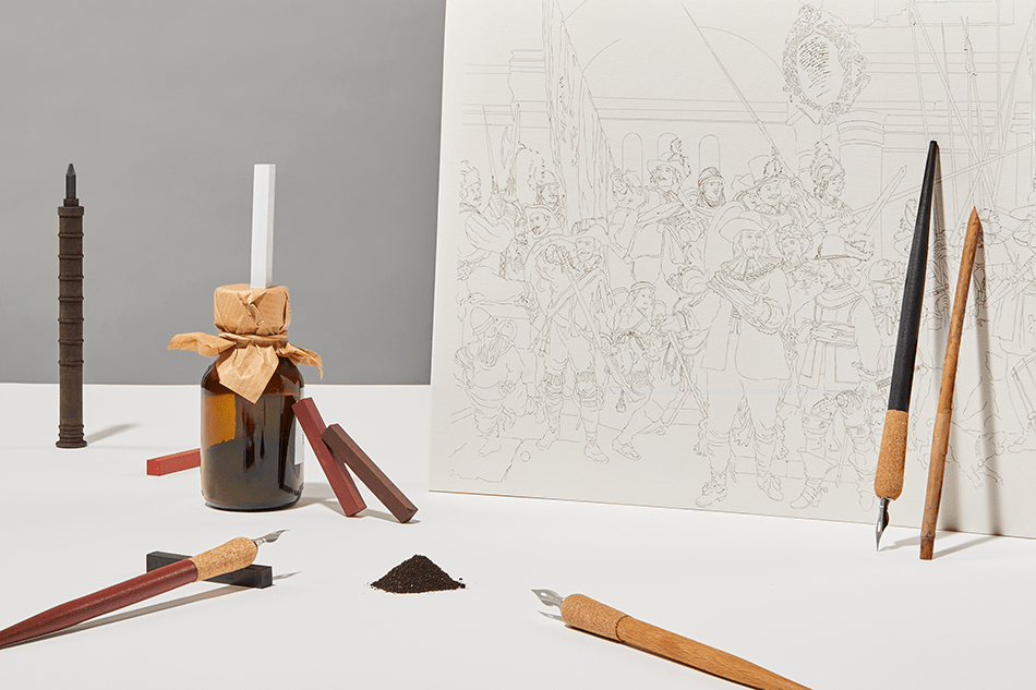 Rembrandthuis_tekenen